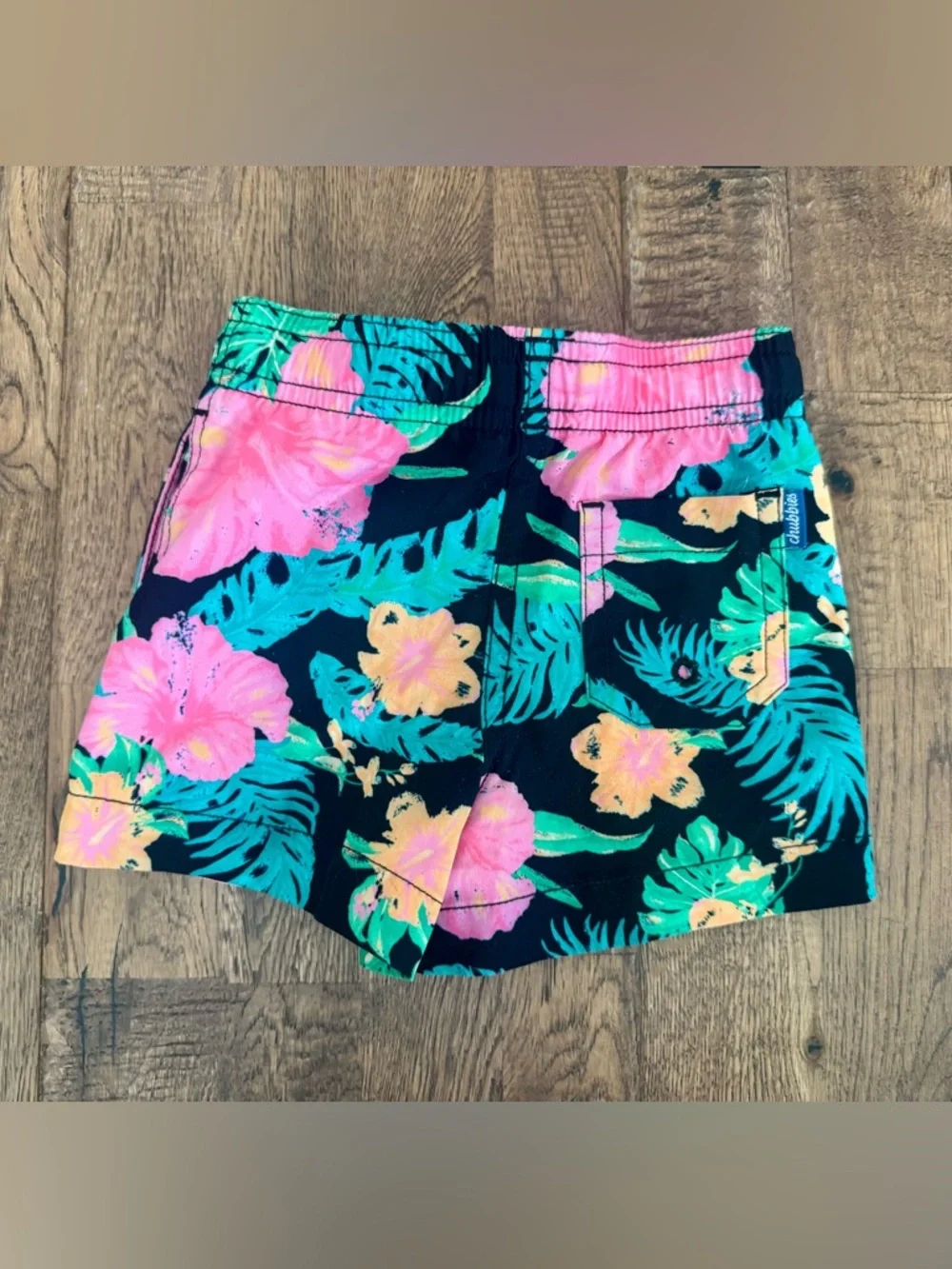 Chubbies Midnight Flowers Swim Trunks Baby‎ Boy Size 12 Months I
